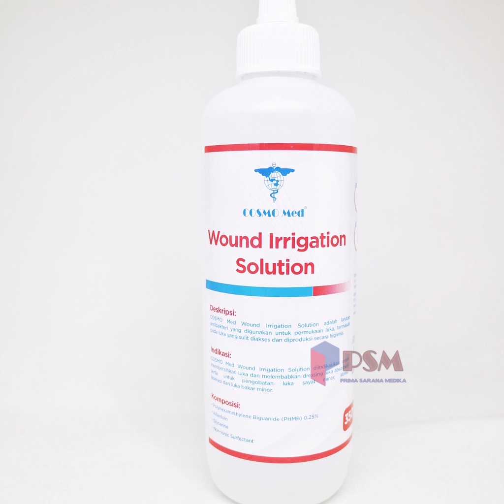 Cosmomed Wound Irrigation Solution 350ml Prontosan Cair Pembersih Luka Nacl