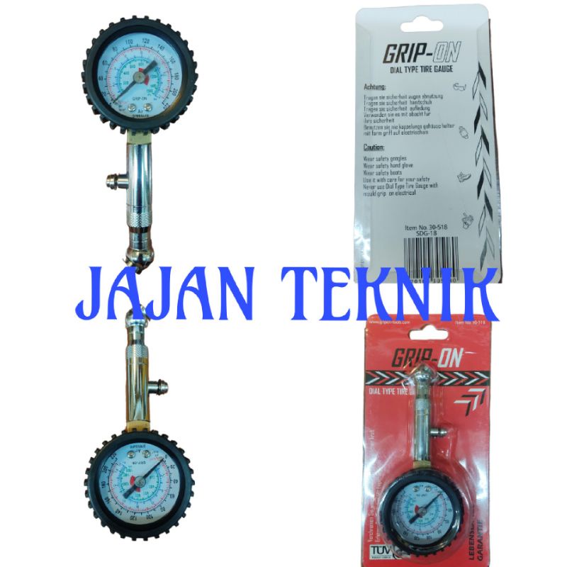 Grip On Dial Tire Gauge SDG -18 / Dial Tire Gauge