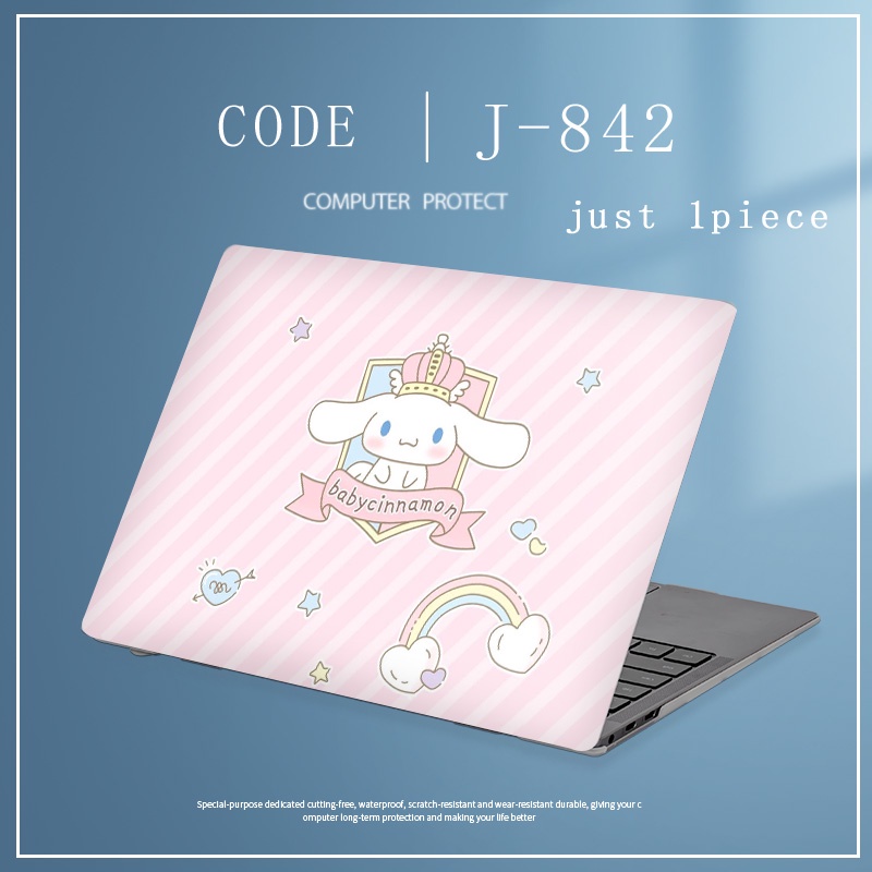 1pc Universal Menyesuaikan Pola COD Cover Laptop Cinnamoroll Stiker Skins FFOR ASUS VIVOBOOK 2022 OLED M3502R N7401Z K6602Z K6500Z M6500R M6500Q Lukisan Notebook Film