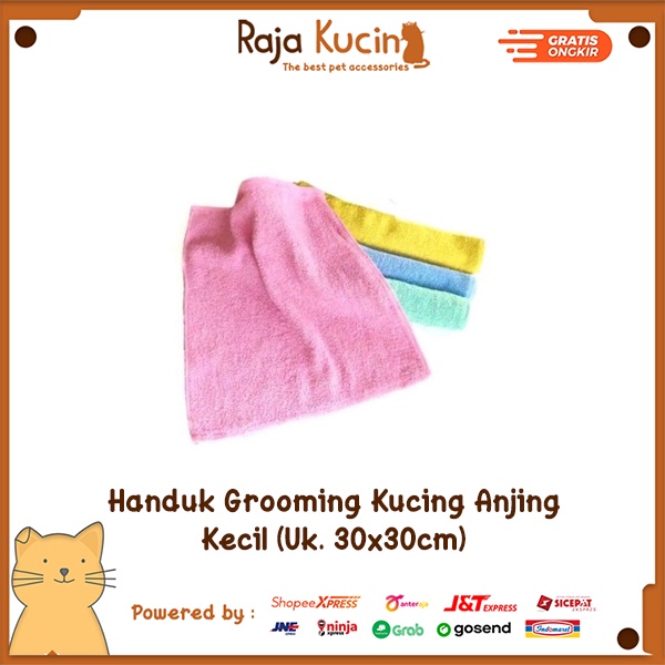 Handuk grooming kucing anjing murah