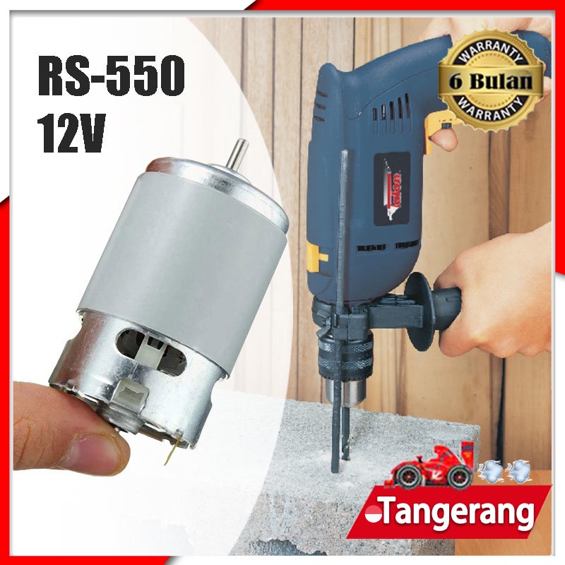 Rs550 Dinamo Motor Dc 12v 19500 Rpm Cordless Drill【Ready Stock】