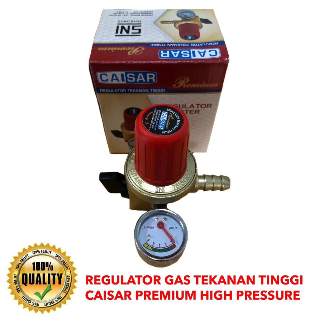 REGULATOR GAS HIGH PRESSURE/ TEKANAN TINGGI CAISAR PREMIUM (METER)