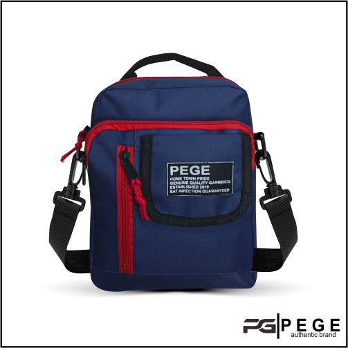 Tas Selempang Bahu PEGE Pria Slingbag Model Kombinasi - PG 8934