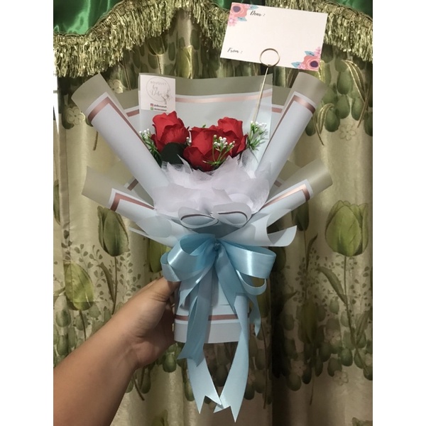 Buket bunga Rose curl [SMALL] | Buket bunga mawar kecil | Buket bunga mawar | Bunga mawar putih | Bu
