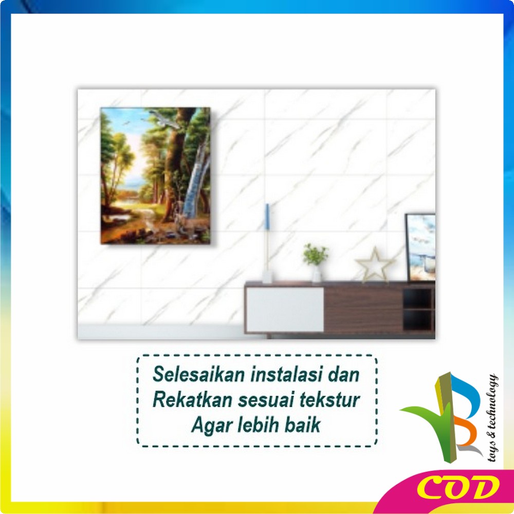 RB-C427 Stiker Lantai Vynil Marble  (30 x 30 cm) &amp; (30 x 60 cm) / Vinil Lantai Marbel Granit / STiker Lemari Cabinet Marbel