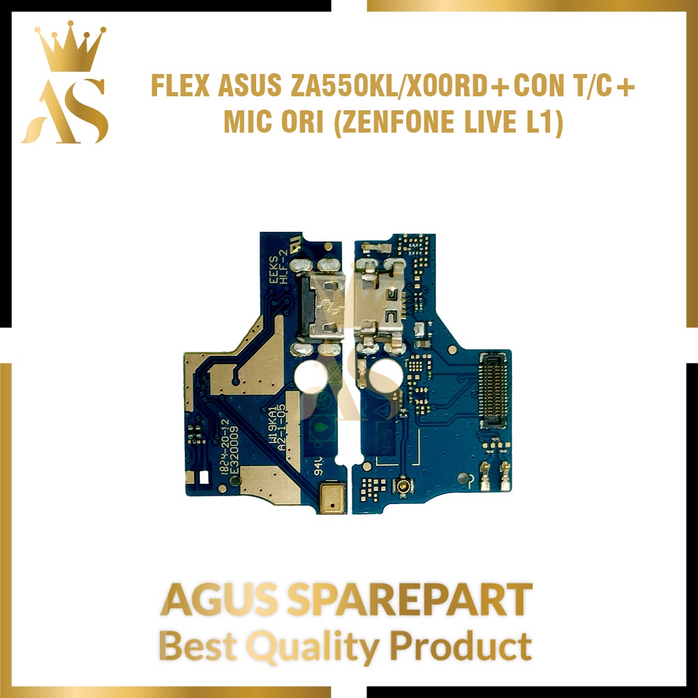 FLEXIBEL ASUS ZA550KL / X00RD + CONNECTOR CHARER + MIC ORI (ZENFONE LIVE L1)