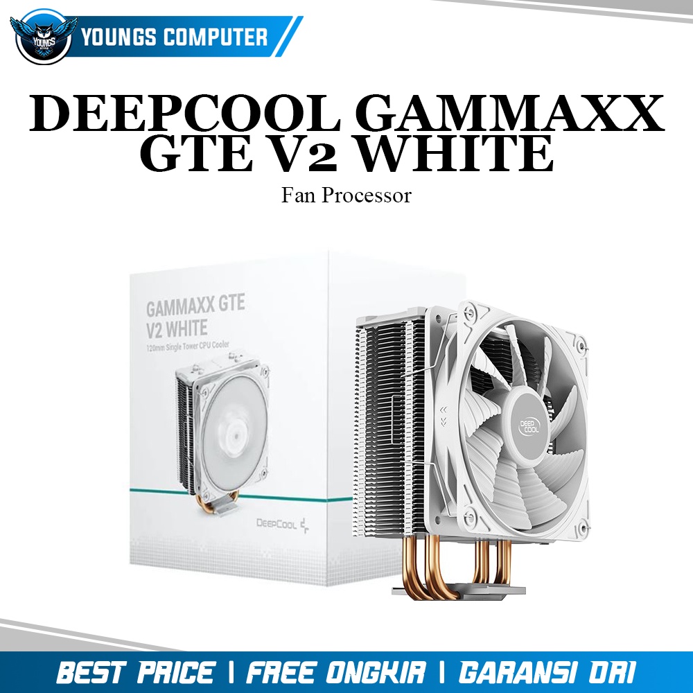 CPU COOLER DEEPCOOL GAMMAXX GTE V2 WHITE