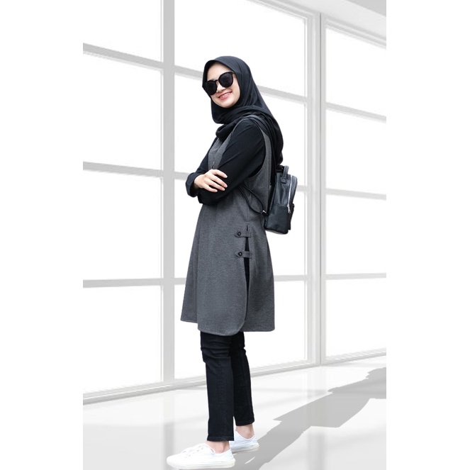 COD LONG VEST WANITA/ROMPI FLEECE/ROMPI WANITA