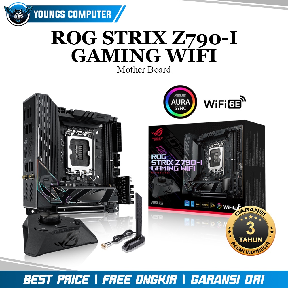 ASUS ROG STRIX Z790-I GAMING WIFI | MOTHERBOARD INTEL LGA1700 DDR5 ITX