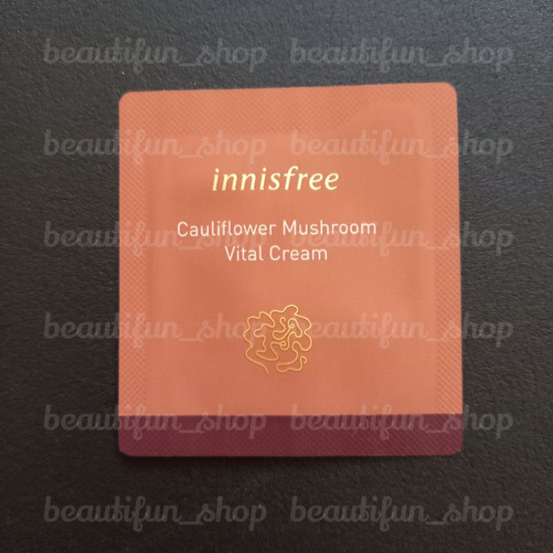 Innisfree cauliflower mushroom vital cream SAMPLE SACHET | sample innisfree cauliflower mushroom cre