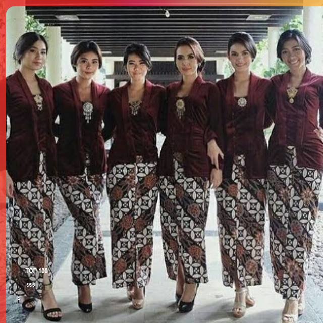 Kebaya Bludru Kutu Baru (atasan saja) Kebaya Bludru