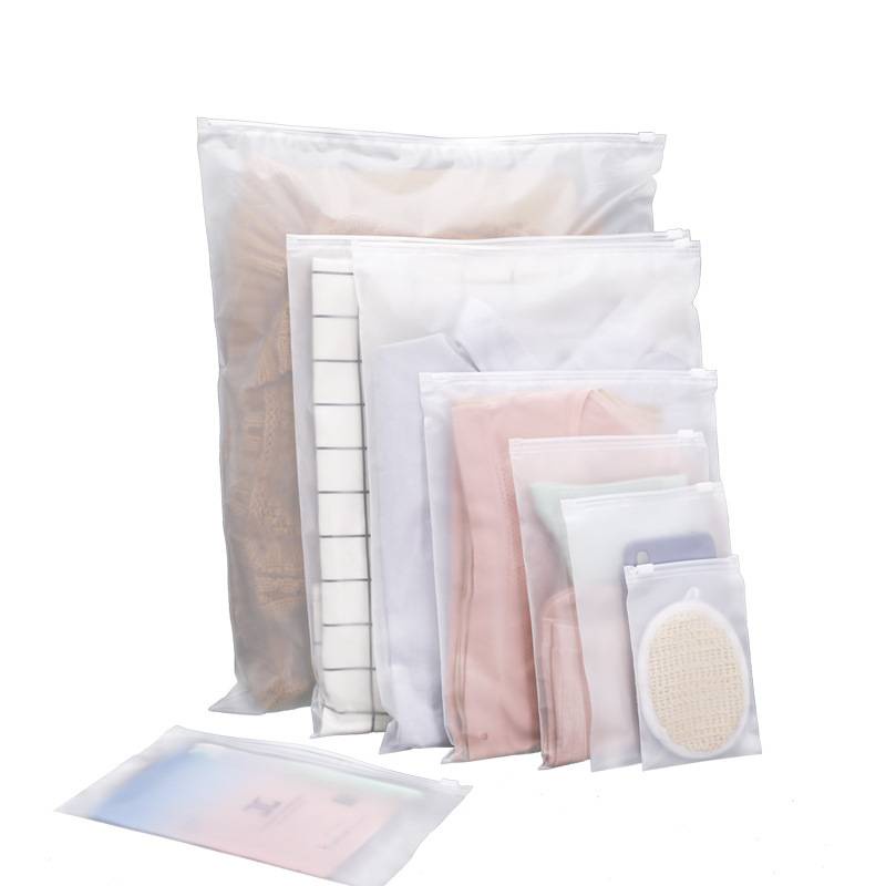 ZIPPER BAG POLOS ZIP LOCK TRAVEL POUCH 17 X 25 | 20 X 28 | 20 X 30 | 35 X 45 | TEBAL DOFF FROSTED TR