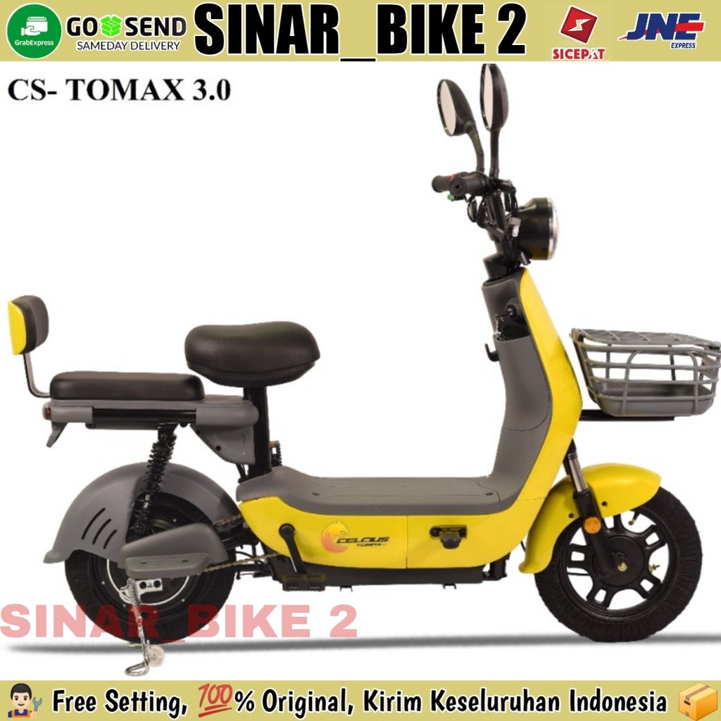 Sepeda Motor Listrik  Odessy CELCIUS Tomax 3.0 Electric E-Bike