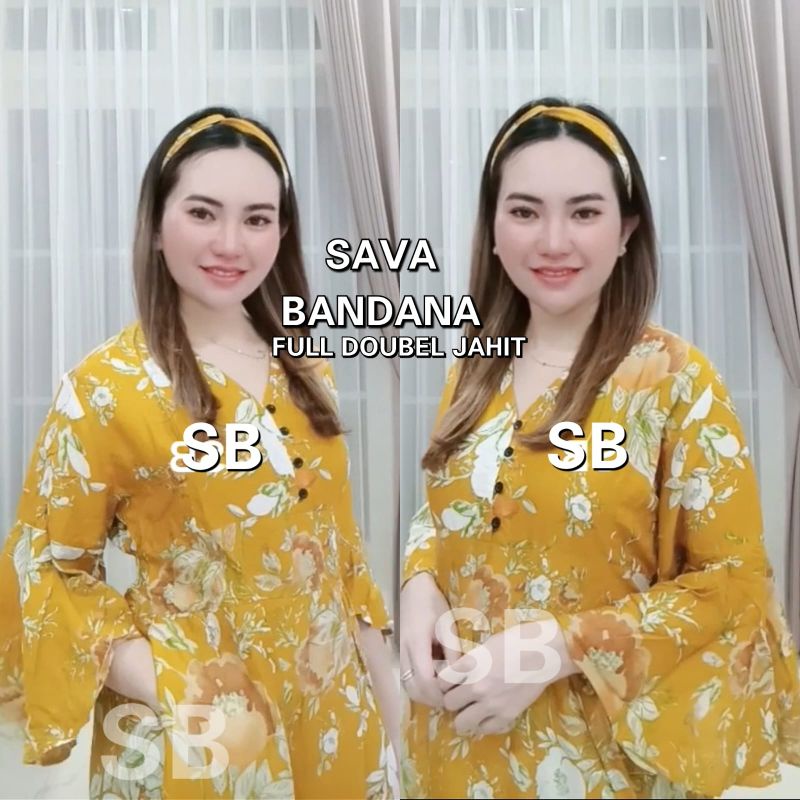 SAVA dress bali bandana baju bali lengan lonceng