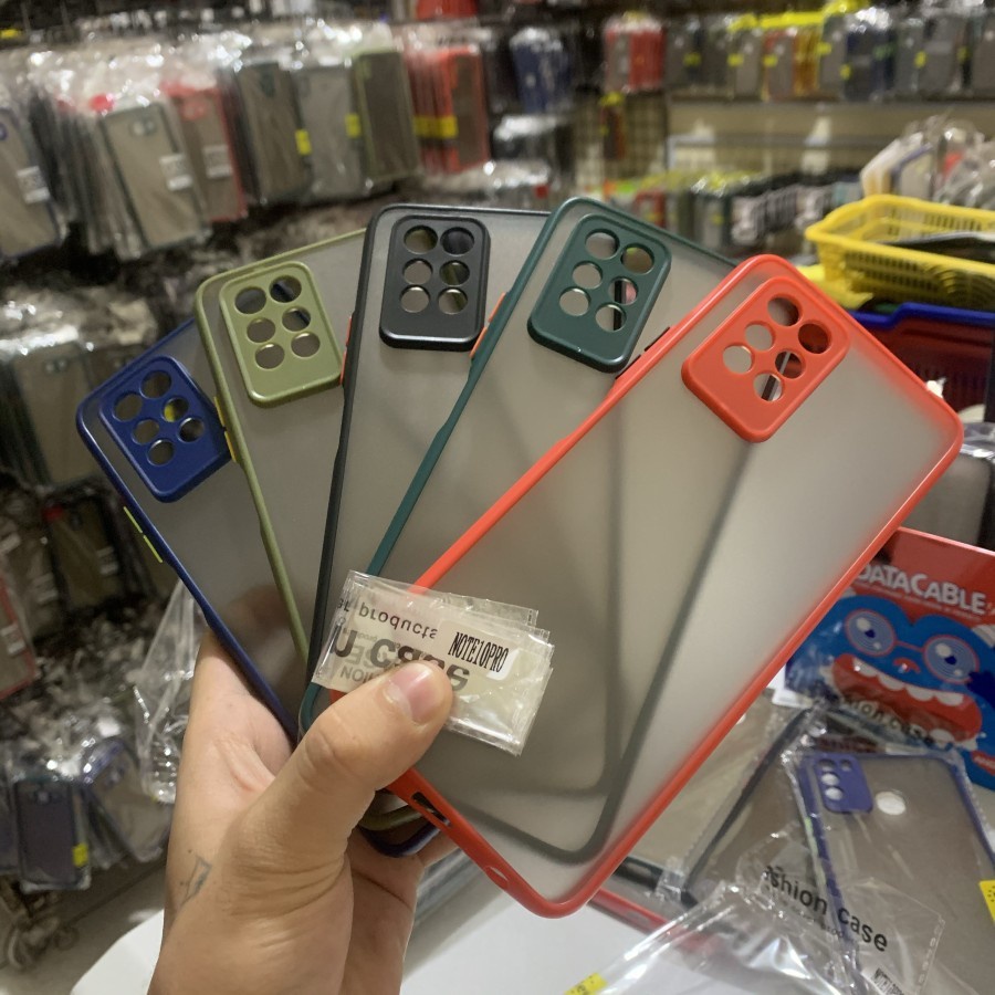 Infinix Note 10 PRO Case Dove Matte Transparan Fuze Macaron AERO - INFINIX NOTE 10 pro