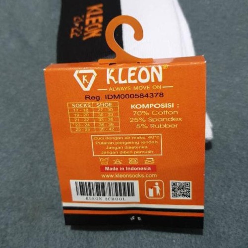 Kaos Kaki Anak Sekolah Exclusive - Kleon - Student sock TK SD SMP SMA