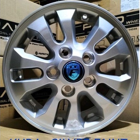 VELG KUDA Full cat silver R14 ( 4 biji velg )