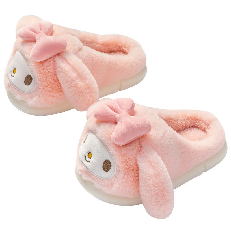 SANDAL RUMAH MELODY PINK CINNAMOROLL KUROMI HELLO KITTY SEPATU KAMAR IMPOR