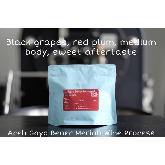 

Kopi Aceh Gayo Bener Meriah Wine Process Arabica 250 gram