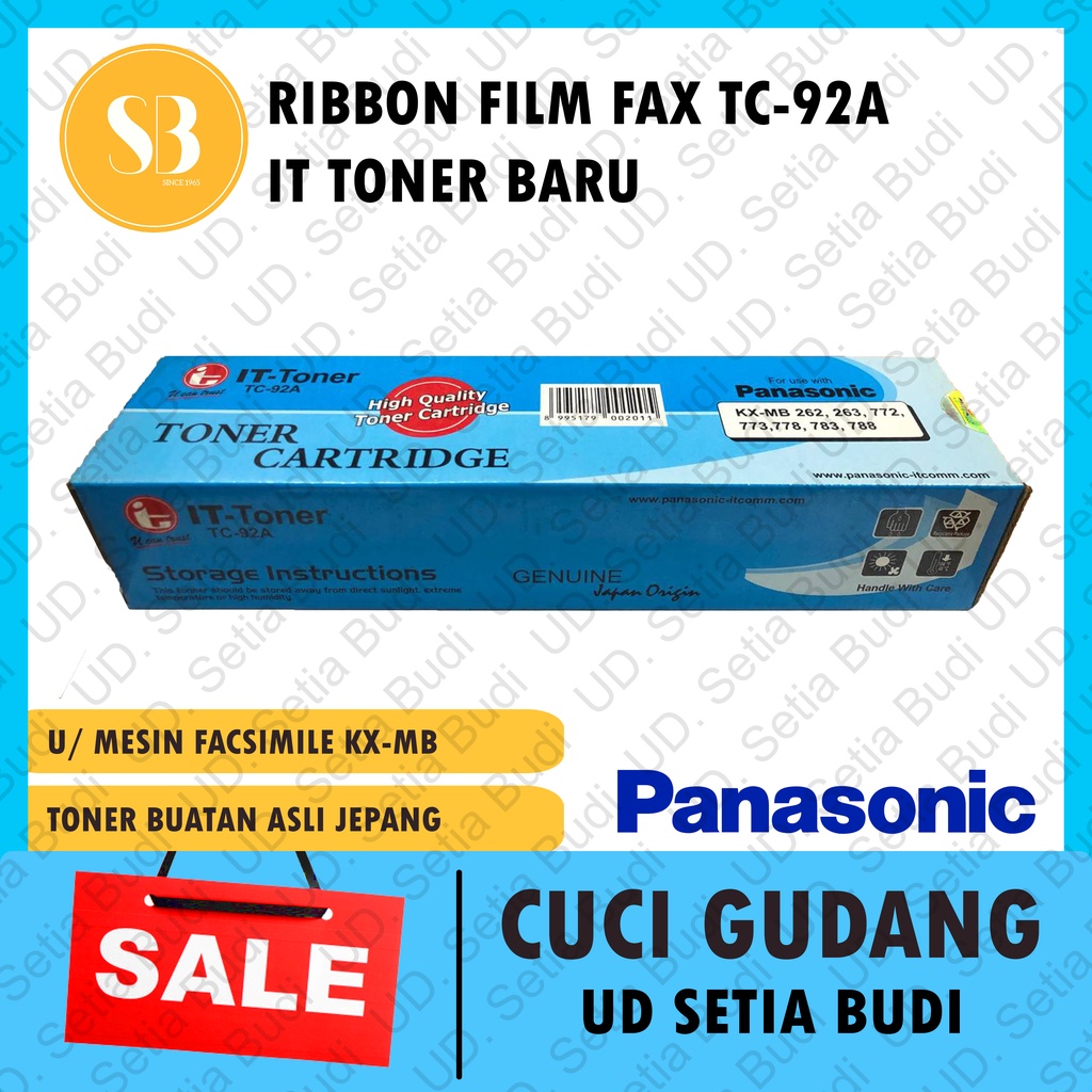 Ribbon Film Fax Panasonic TC-92A IT Facsimile Asli Jepang