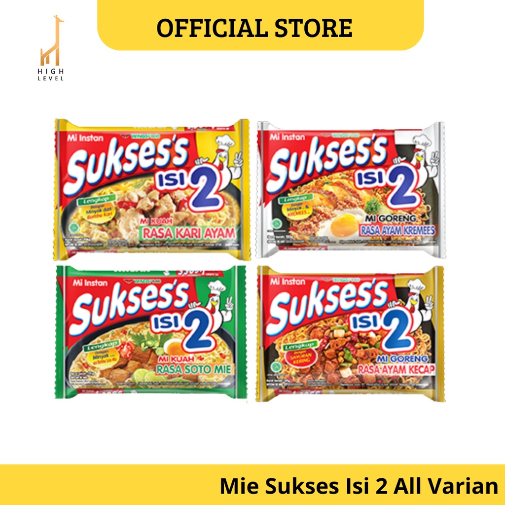 

Mie Sukses Mie Instan Kuah Goreng All Varian