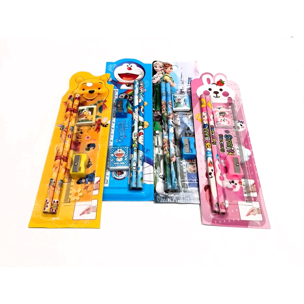 

Harga 1 Set Alat Pelajar Anak / STUDY SET 5in1