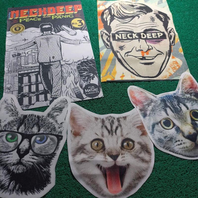 BACKPATCH SUBLIM PREMIUM NECK DEEP / KUCING MEONG BEST QUALITY