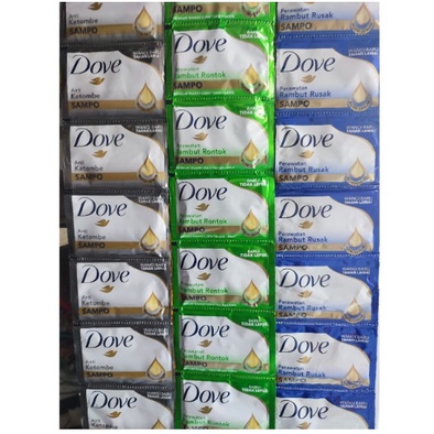 SHAMPOO RAMBUT MERK  DOVE ( 1 SACHET )