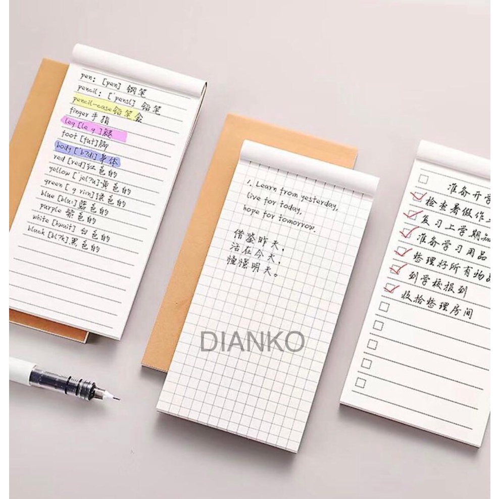 

Memo Small Note Buku Memo kecil untuk travel sekolah kantor Note Small