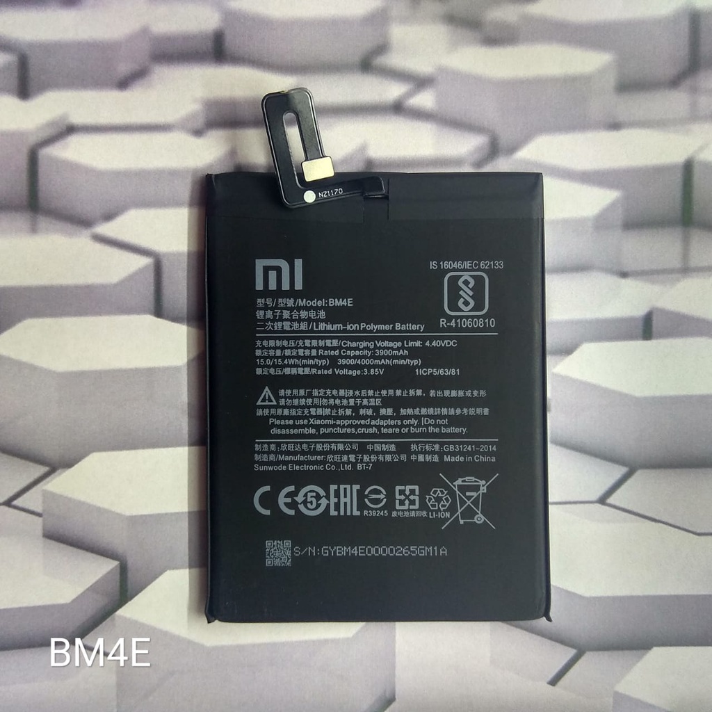 Baterai Xiaomi Pocophone F1 Baterai Pocophone F1 Battery Xiaomi  Bm4E