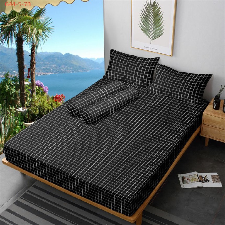 Bahan Kain Sprei Katun Microtex Disperse Motif kartun