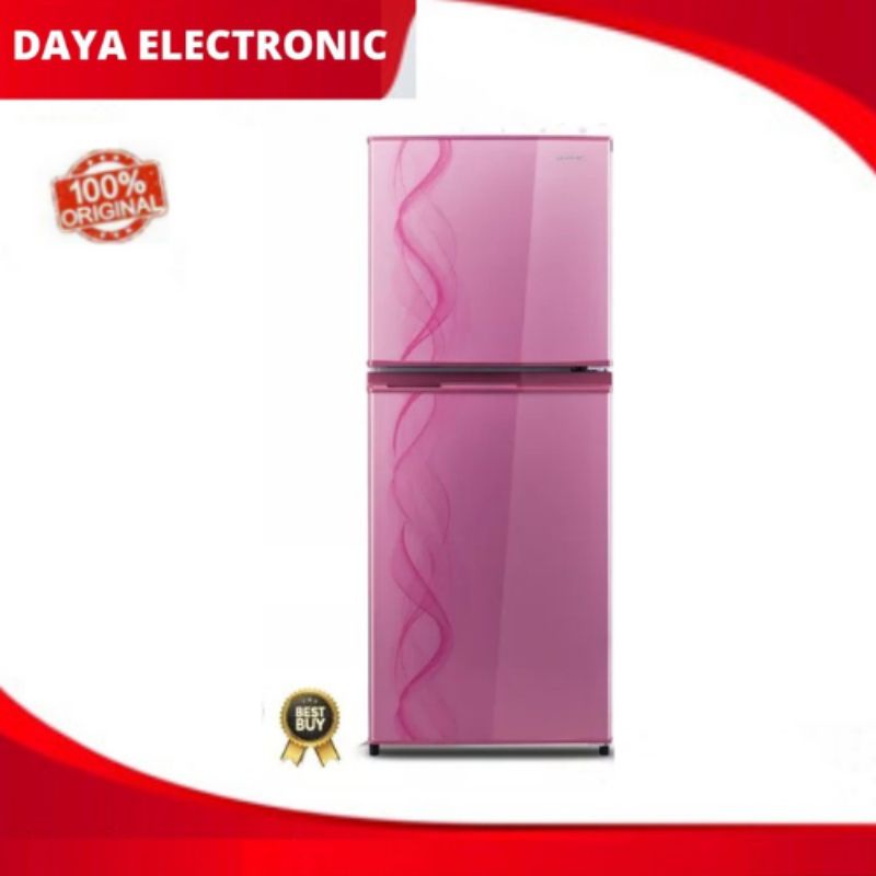 SHARP KULKAS 2 PINTU SJ 237ND AP KULKAS PINK