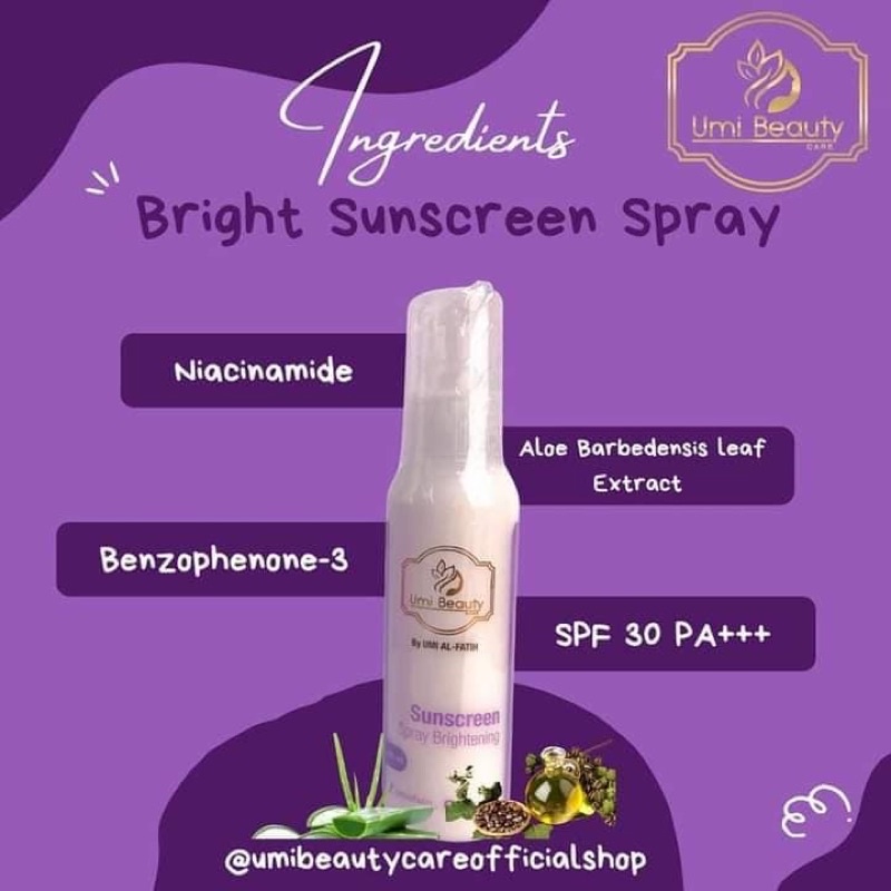 [ spf 30 ] ubc sunscreen - sunscreen umi beauty care spf 30