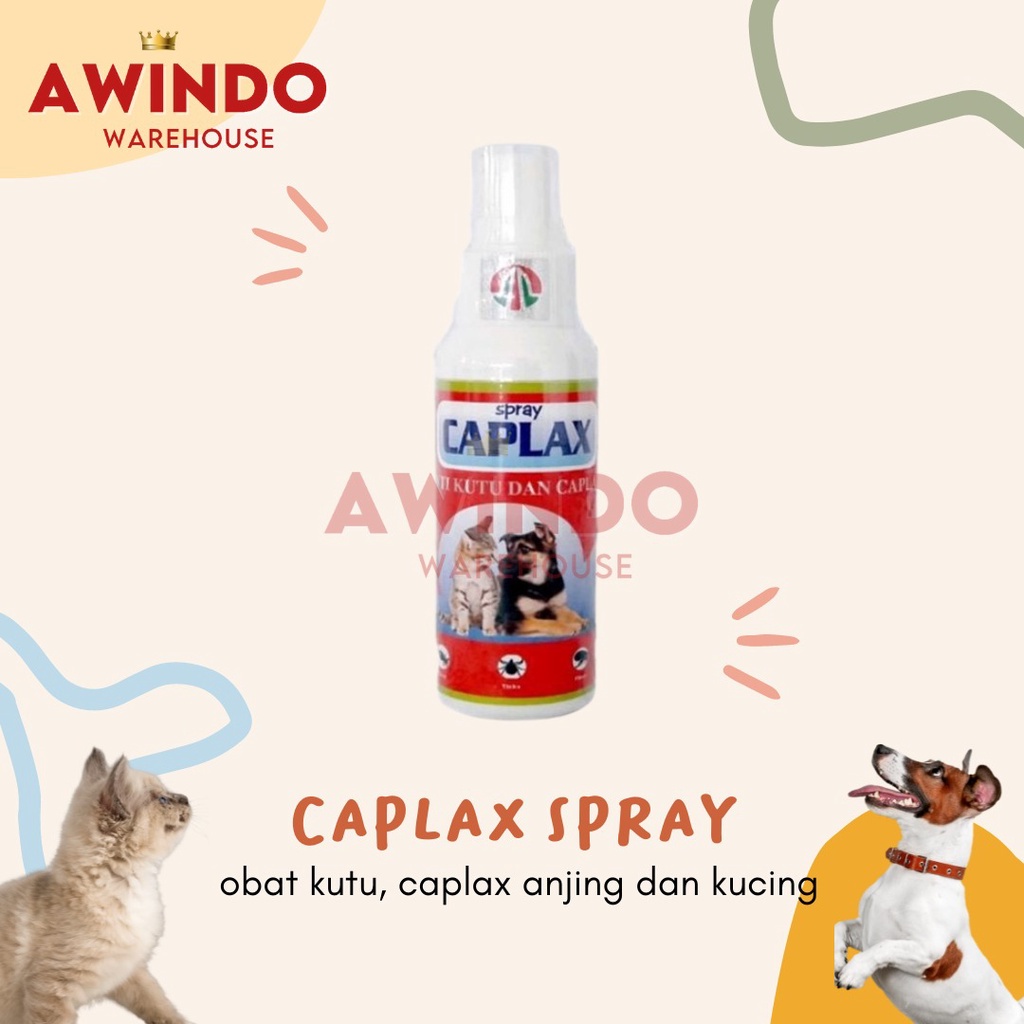 CAPLAX SPRAY - Obat Pembasmi Kutu Anjing Kucing Anti Kutu Caplax 120ml