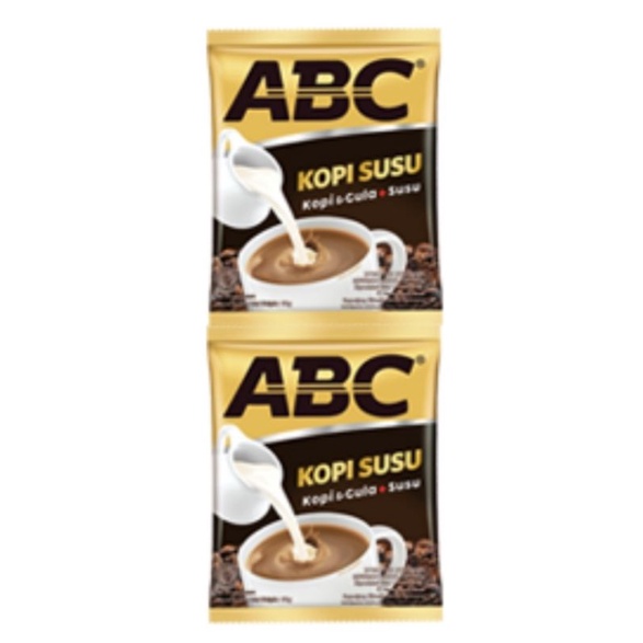 

abc kopi instan kopi + gula susu 31gr isi 10pcs