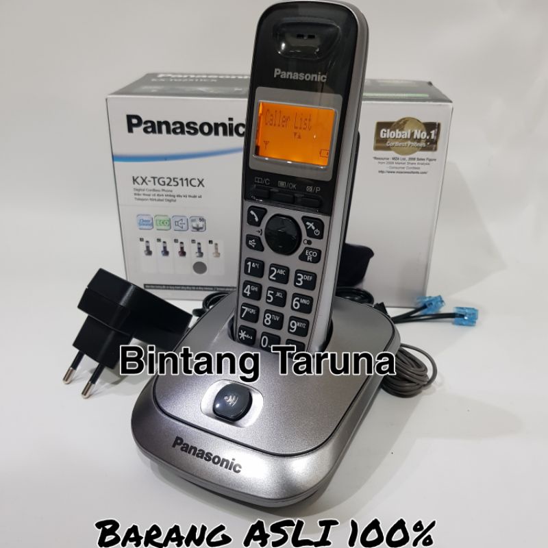 Wireless Phone Panasonic KX-TG2511 Telepon Panasonic KX-TG2511 Pesawat Telepon Nirkabel Panasonic