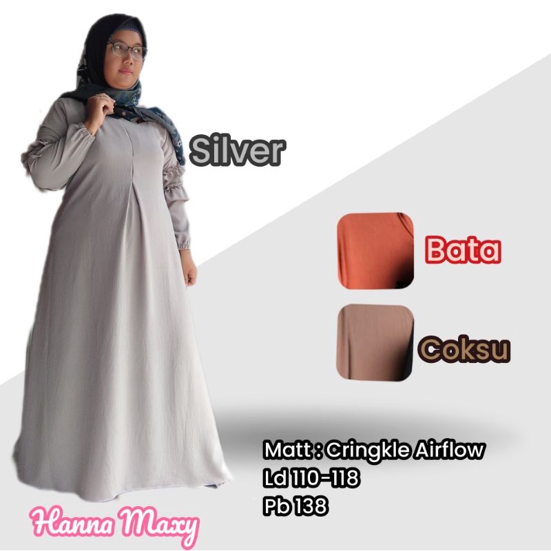 HANNA DRESS | HANNA MAXY/MAXI | GAMIS MUSLIM | DRESS MUSLIM #TERLARISSS
