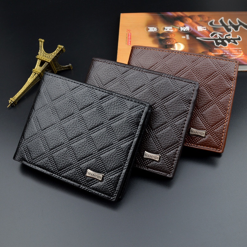 IMPOR ORIGINAL MANYIDI 404-2 DOMPET PRIA TERBARU 2023 TEBAL KULIT KILAT ADA ZIPPER