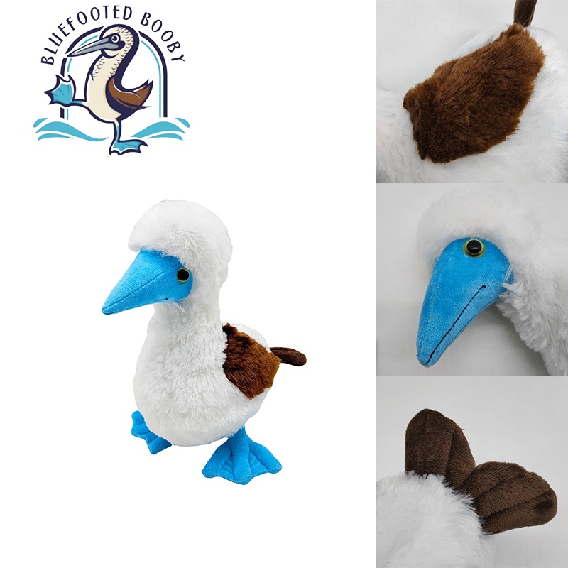 Lovely Blue Footed Booby Plush Toy Untuk Mainan Atau Bantal Favorit Anak