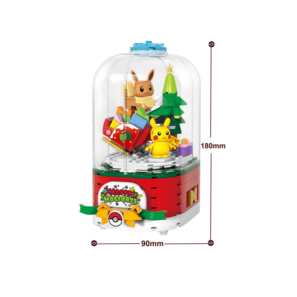 Mainan Kotak Musik Desain Kartun Pokemon Pikachu Untuk Hadiah Natal Anak