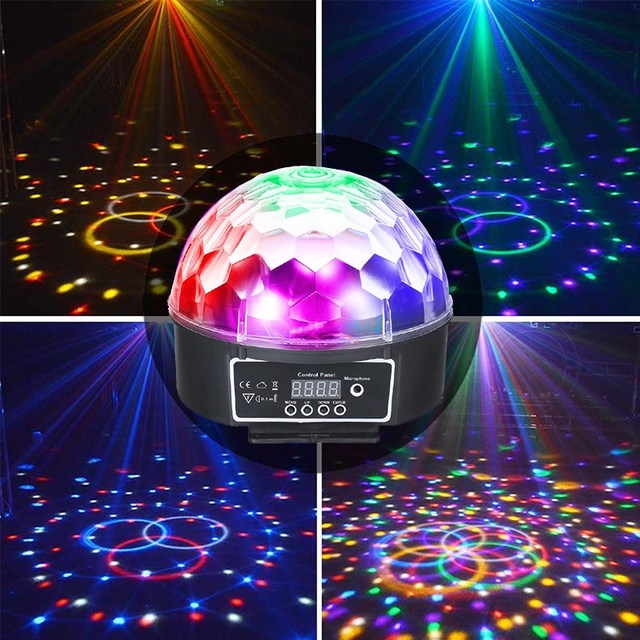 Crystal Magic Ball with DMX Control Full Color RGBW KTV Karaoke Room