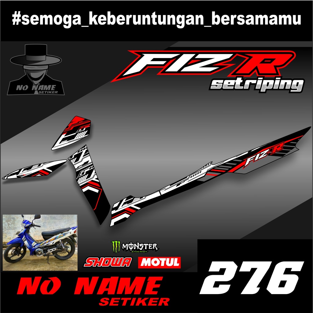 STIKER STRIPING LIS BODY (276) F1ZR FIZR TAHUN 2001 2002