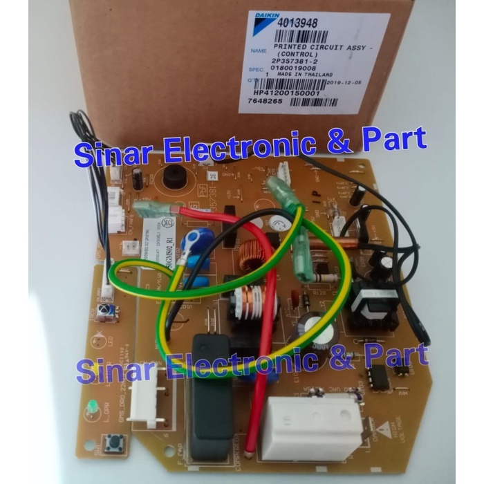 Pcb Ac Daikin - Modul Pcb Indoor + Thermistor Ac Daikin Ftne15Mv Ftne20Mv Ftne25Mv - Letha
