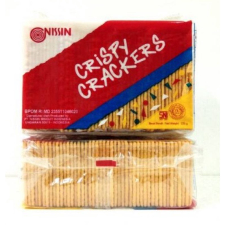 Nissin Crispy Crackers Biskuit 225 Gr