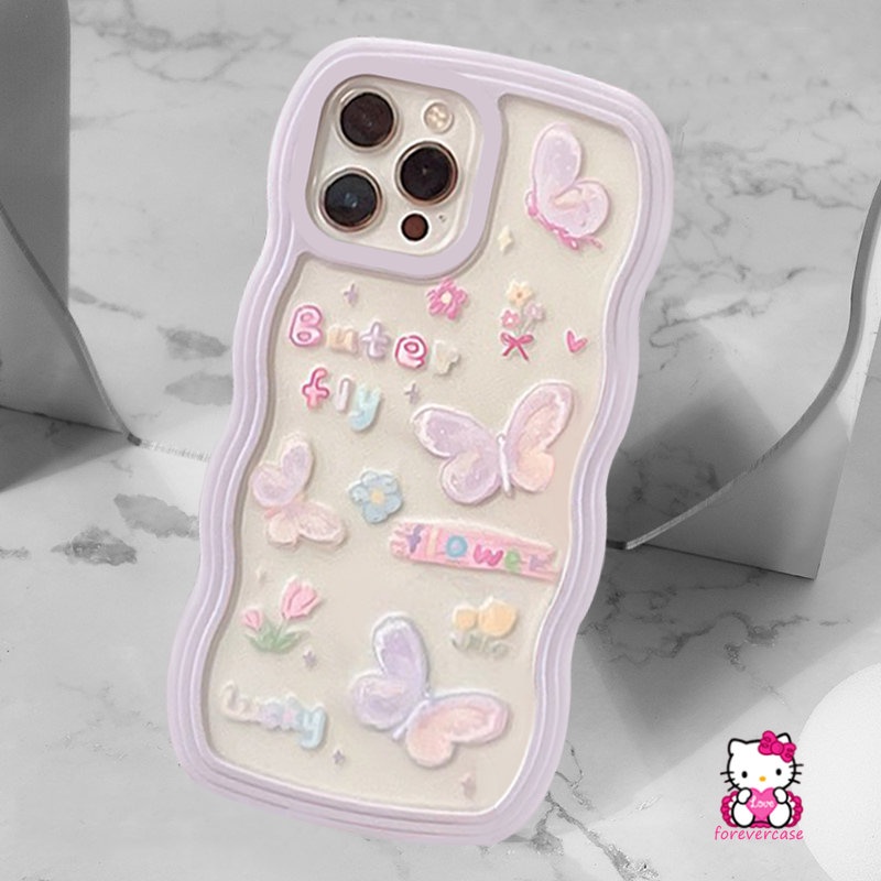 Soft Case TPU Motif Kartun Butterfly Untuk Redmi 9A 9T 9 9C NFC 10 10A Note8 Note 10 11 11s 10s Note 11 10 Pro Max Plus Note9 Note11