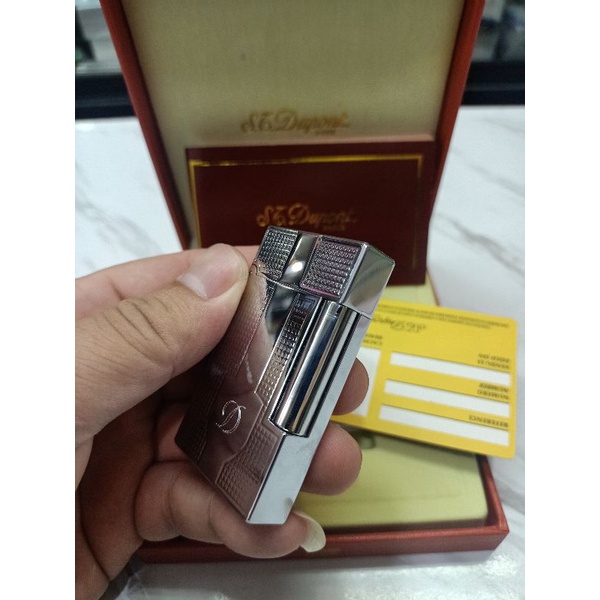 Korek Api S.t Dupont Silver D Paris Super Premium