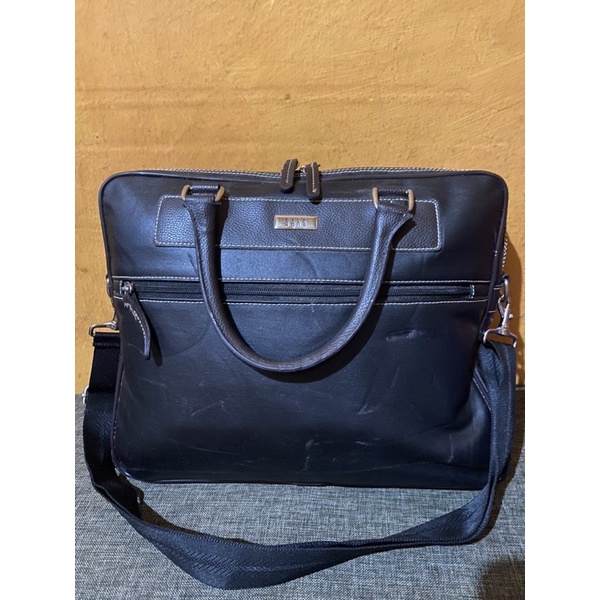 preloved tas laptop/tas kerja pria kulit asli brand daks