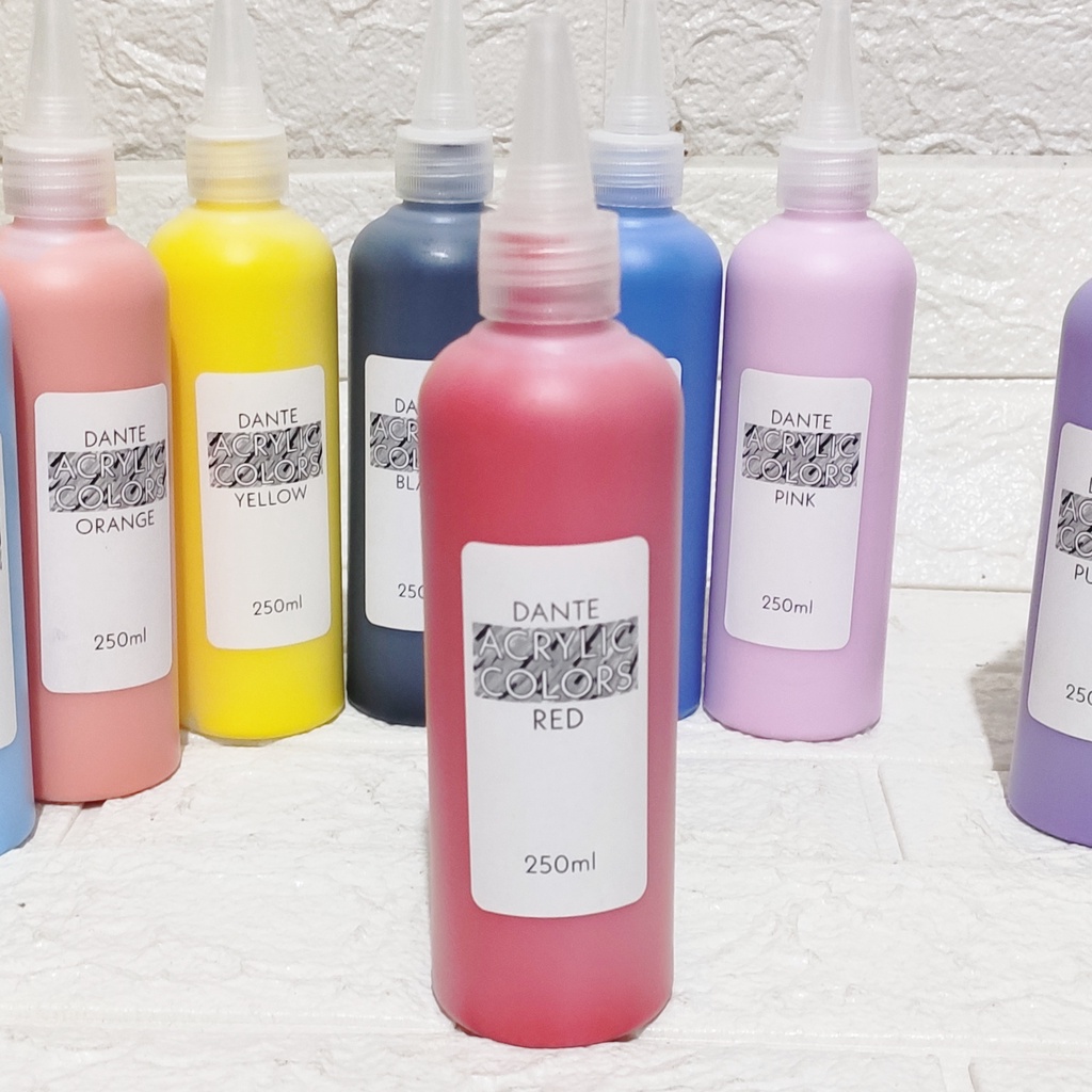 

Cat Acrylic Dante 250ml Warna Beragam Berkualitas JunDW