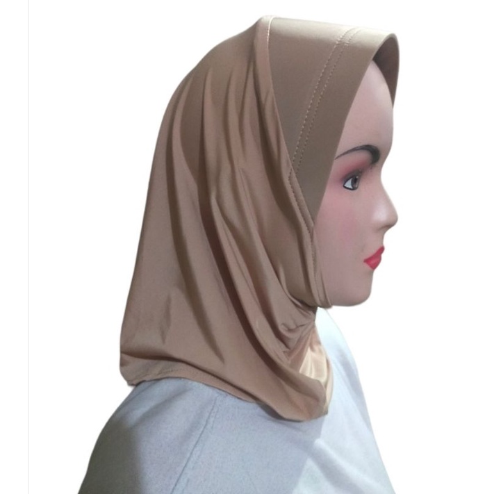Inner Jilbab/Bergo Pendek/Jilbab Instan / bergo mini warna kulit