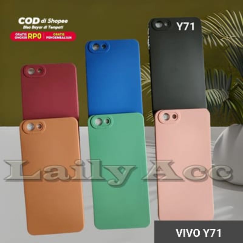 SOFT CASE MACARON PRO CAMERA VIVO Y71 SILIKON CANDY 3D TPU